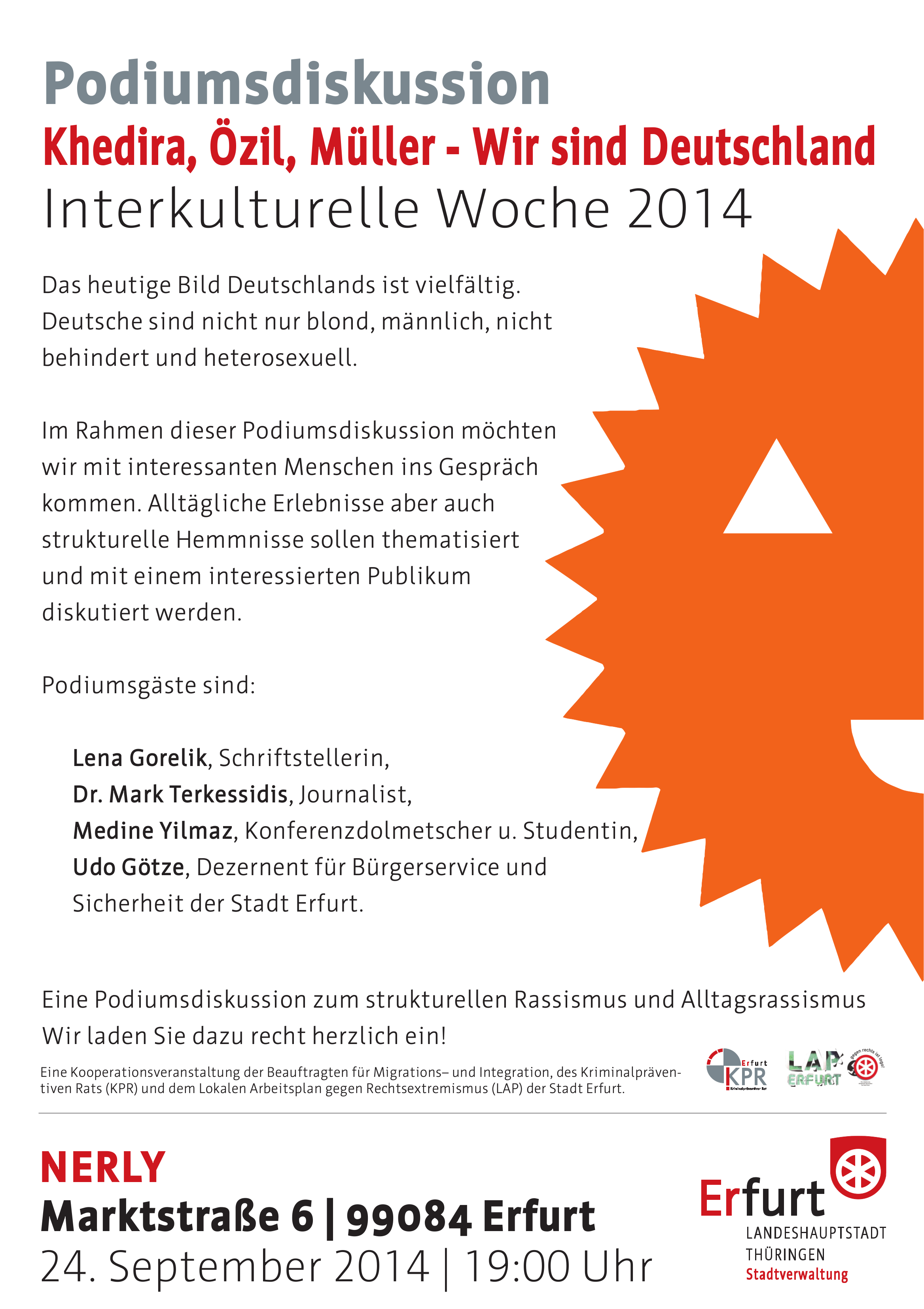 Flyer IKW 2014 - Podiumsdiskussion