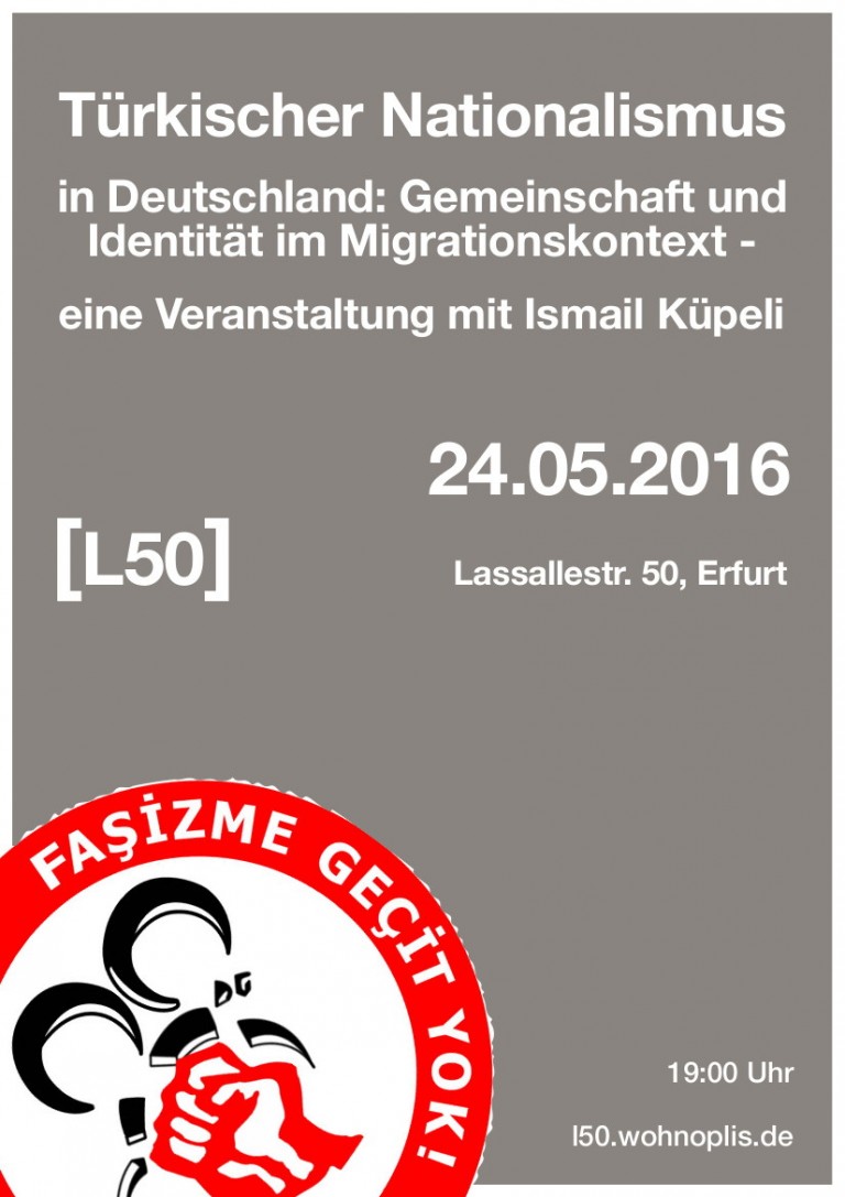 24.Mai 2016 Türkischer Nationalismus in Deutschland Gemeinschaft und